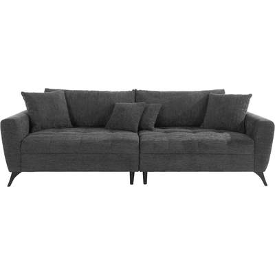 Preisvergleich für andas Big-Sofa »Lörby«, auch mit Aqua clean-Bezug, feine  Steppung im Sitzbereich, lose Kissen, BxHxT 264x107x90 cm, aus  Strukturstoff, GTIN: 4054888777079 | Ladendirekt