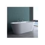 Freistehende Badewanne von doporro, in der Farbe Weiss, aus Acryl, andere Perspektive, Vorschaubild