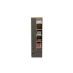Garderobenschrank von XONOX.home, in der Farbe Grau, aus Holzwerkstoff, andere Perspektive, Vorschaubild