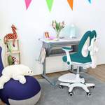 Kinderschreibtischstuhl von hjh OFFICE, in der Farbe Weiss, aus Kunststoff, Vorschaubild