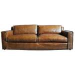 2/3-Sitzer Sofa von moebelfaktor, in der Farbe Braun, aus Leder, andere Perspektive, Vorschaubild