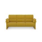 2/3-Sitzer Sofa von DOMO collection, in der Farbe Gold, aus Microfaser, andere Perspektive, Vorschaubild