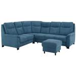 Ecksofa von home affaire, in der Farbe Blau, aus Strukturstoff, andere Perspektive, Vorschaubild