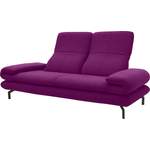 2/3-Sitzer Sofa von LOOKS BY WOLFGANG JOOP, in der Farbe Lila, aus Stoff, andere Perspektive, Vorschaubild