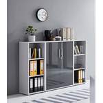 Büromöbel-Set von BMG Möbel, in der Farbe Grau, aus Metall, andere Perspektive, Vorschaubild