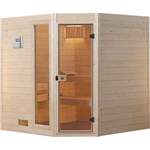 Sauna-Kabine von WEKA, in der Farbe Beige, aus Sicherheitsglas, Vorschaubild