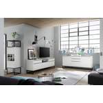 TV-Lowboard von MCA furniture, in der Farbe Weiss, aus Pulverbeschichtet, andere Perspektive, Vorschaubild