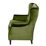 2/3-Sitzer Sofa von Maison Belfort, in der Farbe Grün, aus Samt, andere Perspektive, Vorschaubild