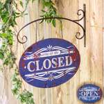Blechschild closed/open, der Marke Antikas