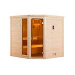 Sauna-Kabine von WEKA, in der Farbe Beige, aus Fichte, andere Perspektive, Vorschaubild