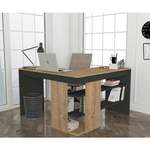 Schreibtisch von moebel17, in der Farbe Grau, aus Melamin, andere Perspektive, Vorschaubild