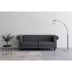 2/3-Sitzer Sofa von Dorel Home, in der Farbe Grau, aus Kunstleder, andere Perspektive, Vorschaubild