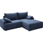 Ecksofa von exxpo - sofa fashion, in der Farbe Blau, aus Cord, andere Perspektive, Vorschaubild