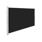 Balkonsichtschutz von tectake, in der Farbe Schwarz, aus Aluminium, andere Perspektive, Vorschaubild
