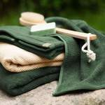 Handtuch-Set von Kushel Towels, in der Farbe Grün, aus Baumwolle, andere Perspektive, Vorschaubild