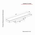 TV-Lowboard von moebel17, in der Farbe Schwarz, aus Melamin, andere Perspektive, Vorschaubild