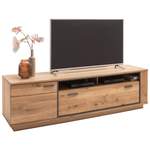 TV-Lowboard von Naturoo, in der Farbe Grau, aus Holzwerkstoff, andere Perspektive, Vorschaubild