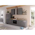 Küchenzeile von Impuls Küchen, in der Farbe Grau, aus Holzwerkstoff, andere Perspektive, Vorschaubild