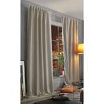 Gardine von Home Basics, in der Farbe Beige, aus Textil, Vorschaubild