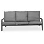 2/3-Sitzer Sofa von SIENA GARDEN, in der Farbe Grau, aus Pulverbeschichtet, andere Perspektive, Vorschaubild