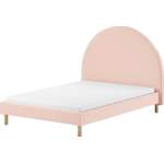 Jugendbett von Vipack, in der Farbe Rosa, aus Holzwerkstoff, andere Perspektive, Vorschaubild