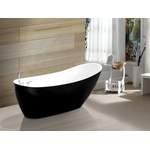 Freistehende Badewanne von Shower & Design, in der Farbe Schwarz, aus Kunststoff, andere Perspektive, Vorschaubild