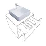Badmöbel-Set von VCM my bath, in der Farbe Weiss, aus Holzwerkstoff, andere Perspektive, Vorschaubild