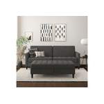 2/3-Sitzer Sofa von Dorel Home, in der Farbe Grau, aus Webstoff, andere Perspektive, Vorschaubild
