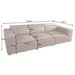 2/3-Sitzer Sofa von riess-ambiente, in der Farbe Braun, aus Microfaser, Vorschaubild