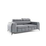 2/3-Sitzer Sofa von moebelfaktor, in der Farbe Grau, andere Perspektive, Vorschaubild