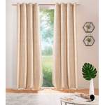 Gardine von DecoHome24, in der Farbe Beige, aus Polyester, andere Perspektive, Vorschaubild