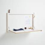 Schreibtisch von AMBIVALENZ, in der Farbe Weiss, andere Perspektive, Vorschaubild