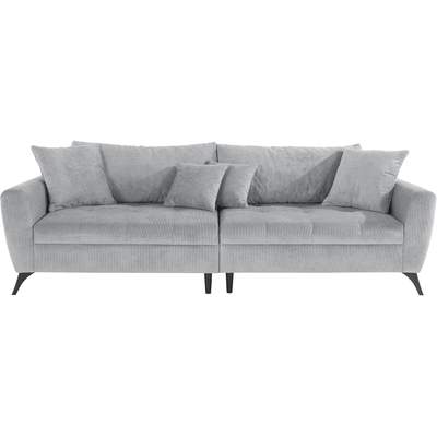 Preisvergleich für andas Big-Sofa »Lörby«, auch mit Aqua clean-Bezug, feine  Steppung im Sitzbereich, lose Kissen, BxHxT 264x107x90 cm, aus Metall,  GTIN: 4054888741025 | Ladendirekt