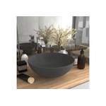 Waschbecke von VIDAXL, in der Farbe Grau, aus Keramik, andere Perspektive, Vorschaubild