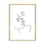 Poster Kiss der Marke Dekoria