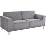 2/3-Sitzer Sofa von andas, in der Farbe Grau, aus Holzwerkstoff, Vorschaubild