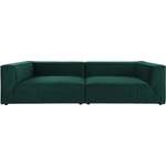 Bigsofa von TOM TAILOR HOME, in der Farbe Blau, aus Samtstoff, Vorschaubild