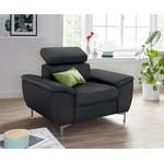 Loungesessel von exxpo - sofa fashion, in der Farbe Schwarz, aus Holzwerkstoff, Vorschaubild