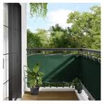 Balkonsichtschutz von vidaXL, in der Farbe Grün, andere Perspektive, Vorschaubild