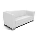 2/3-Sitzer Sofa von Moebel-Eins, in der Farbe Weiss, aus Polyurethan, andere Perspektive, Vorschaubild