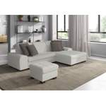 Sitzhocker von sit&more, in der Farbe Beige, aus Spanplatte, andere Perspektive, Vorschaubild