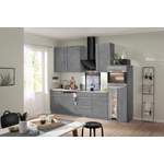 Küchen-Hängeschrank, in der Farbe Grau, aus Holzwerkstoff, andere Perspektive, Vorschaubild