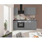 Küchenzeile von OPTIFIT, in der Farbe Grau, aus Edelstahl, andere Perspektive, Vorschaubild
