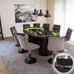 Spieltisch von Home Deluxe, in der Farbe Schwarz, aus Mdf, andere Perspektive, Vorschaubild