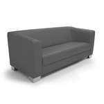2/3-Sitzer Sofa von Moebel-Eins, in der Farbe Grau, aus Polyurethan, andere Perspektive, Vorschaubild