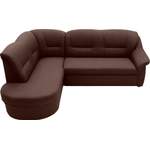 Ecksofa von DOMO collection, in der Farbe Braun, aus Microfaser, Vorschaubild