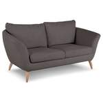 2/3-Sitzer Sofa von Sansibar, in der Farbe Grau, aus Polyester, andere Perspektive, Vorschaubild