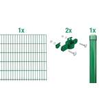 Einstab-Zaunmatten-Anbauset 2m der Marke ALWA