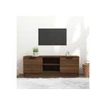 TV-Schrank von vidaXL, in der Farbe Braun, aus Holzwerkstoff, andere Perspektive, Vorschaubild