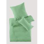 Bettwäsche-Garnitur von hessnatur, in der Farbe Grün, aus Baumwolle, andere Perspektive, Vorschaubild